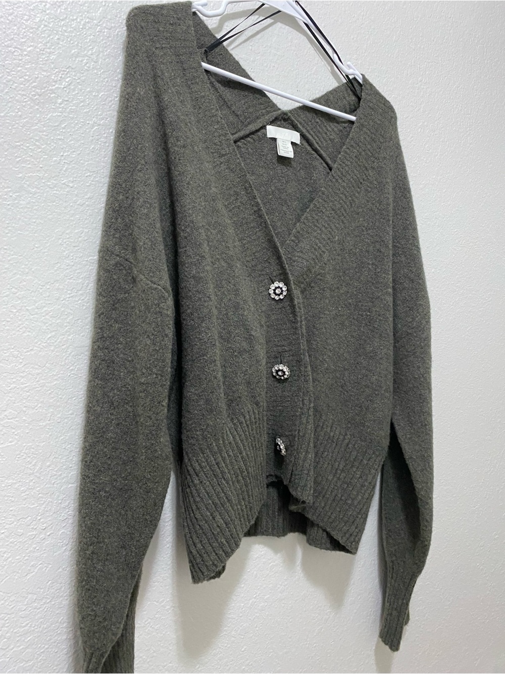 H&M Gray Knit Sweater - Soft Heather Gray